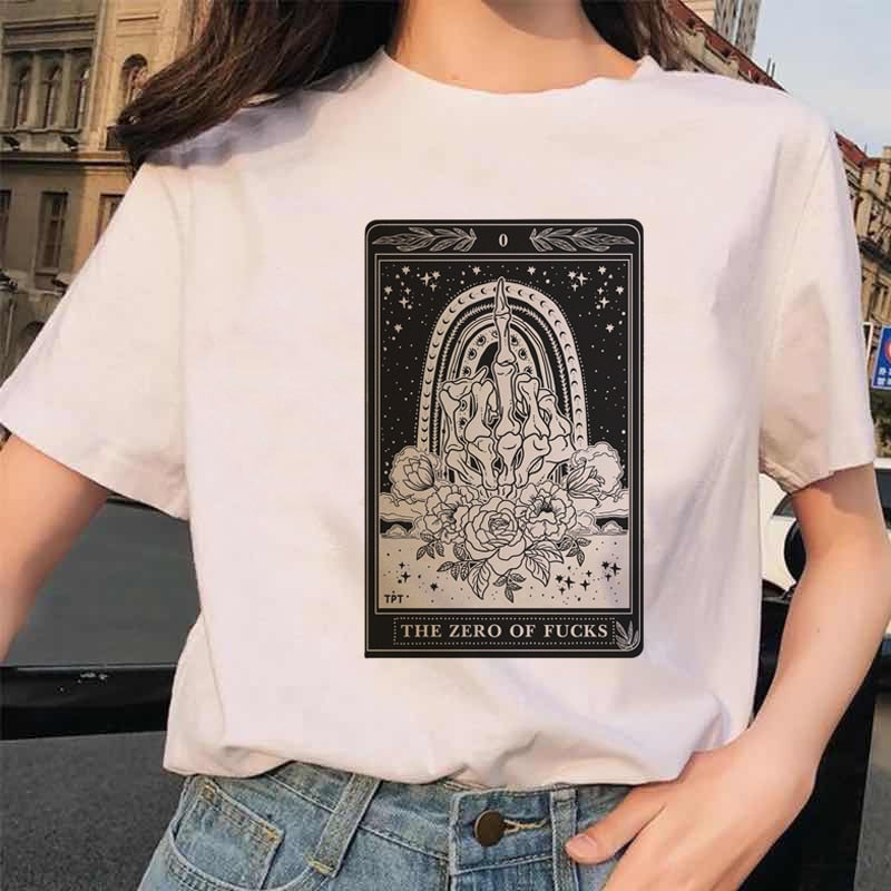 Tarot Card Funny Cartoon T-Shirt