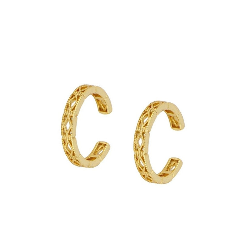 Gold Earrings Set