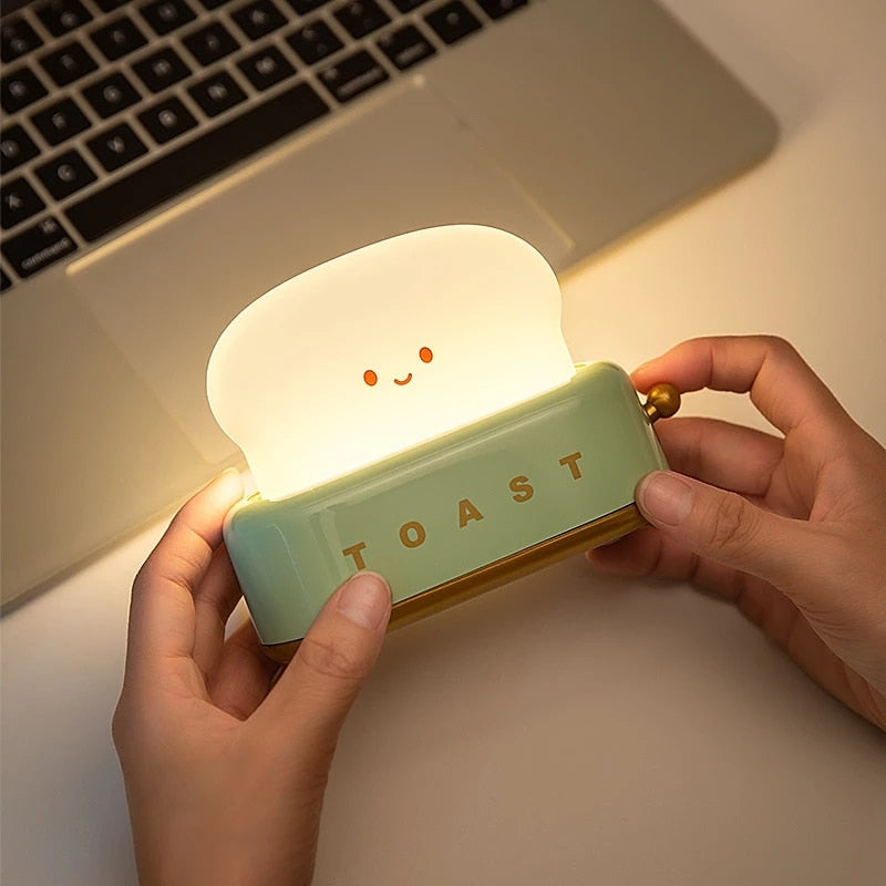 Cute Toast Night Light  Lamp