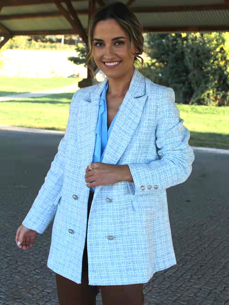 Tweed Blazer Jacket