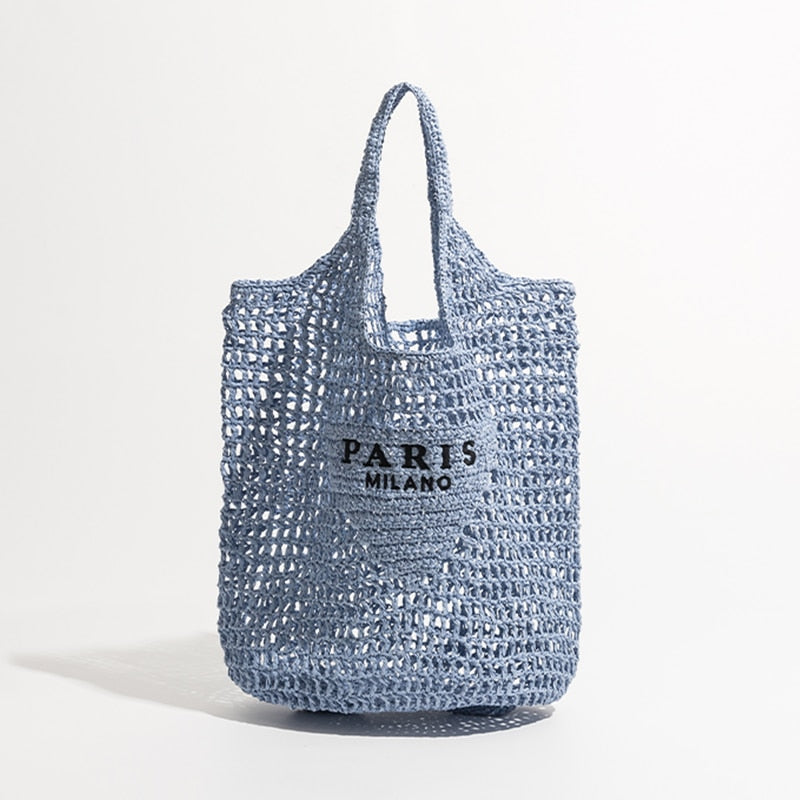 Straw Oversize Tote Bag