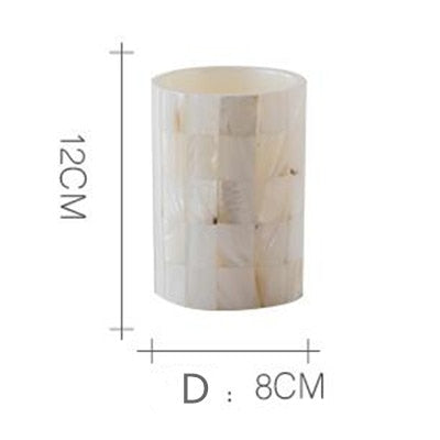 Shell Resin Bathroom Set