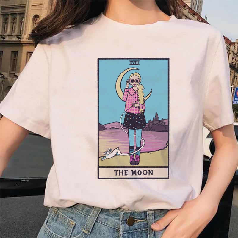 Tarot Card Funny Cartoon T-Shirt