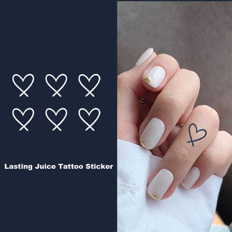 Butterfly Finger Sticker Tattoo