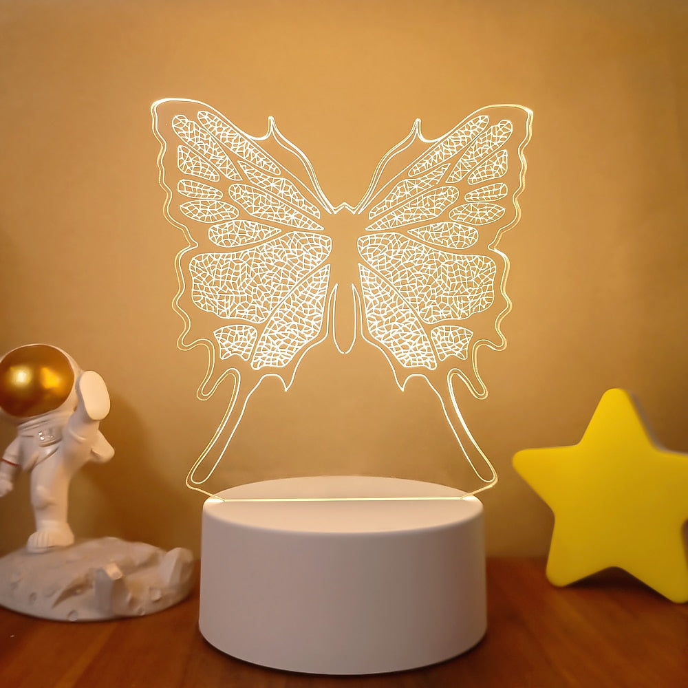 3D Acrylic USB Led Night Lamp