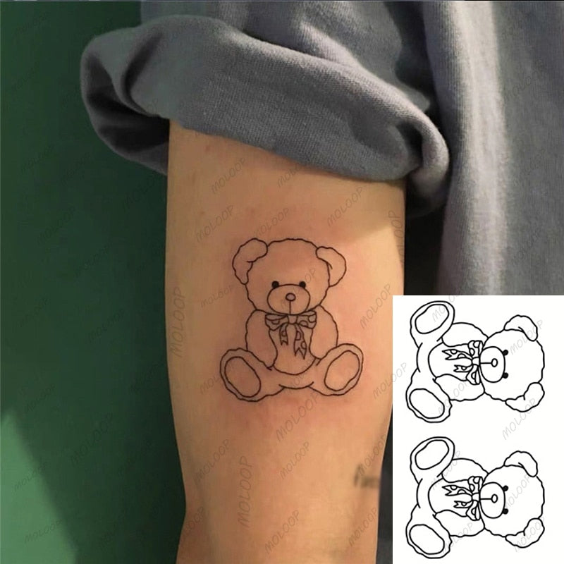 Waterproof SticketTattoo Red Heart