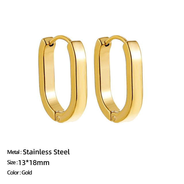 Classic Circle Hoop Earrings