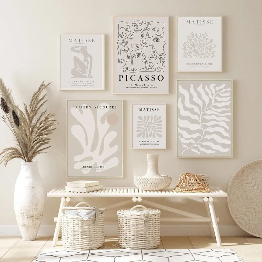 Beige Matisse Poster Wall Art