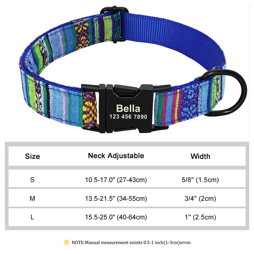 Dog Collar Print Personalized