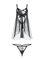 Sexy Mesh NightdressBackless