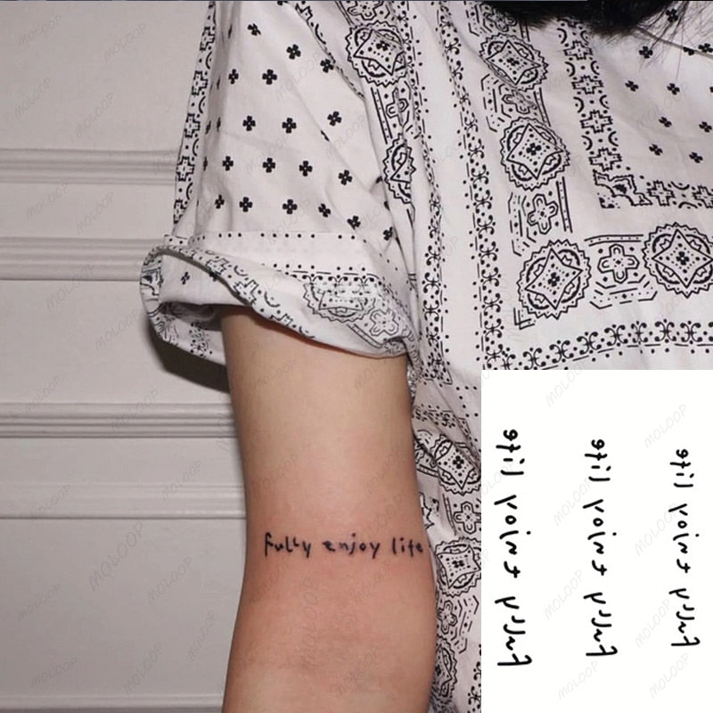 Waterproof SticketTattoo Red Heart