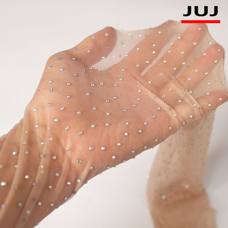 Shiny Rhinestone Glitter Tights