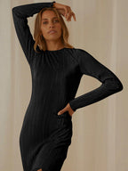 Backless Bodycon Long Dress