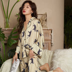 Silk Pattern Pyjama Set