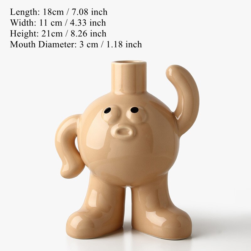 Ceramic Big Foot Vase