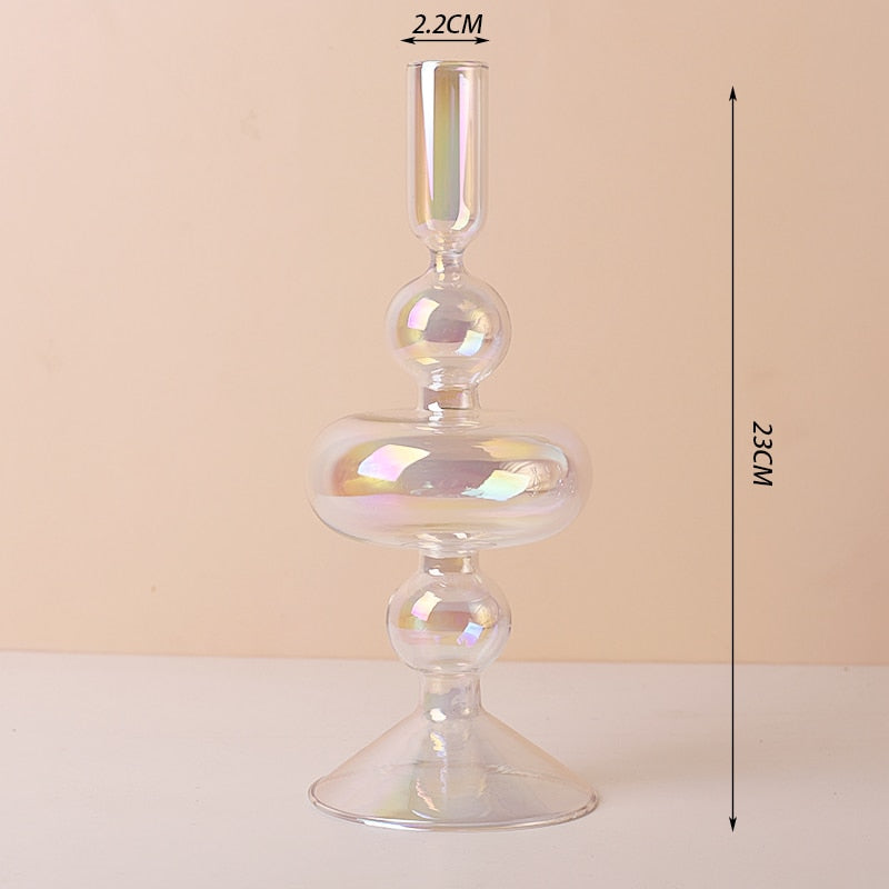 Aesthetic Glass Candle Holder