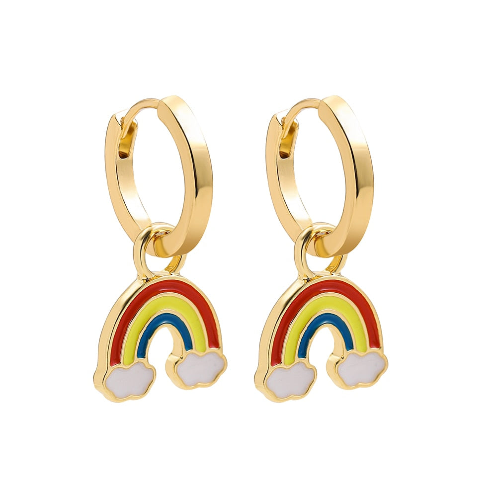Gold Huggies  Earring