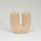 U-Shaped Home Decorative Candle
