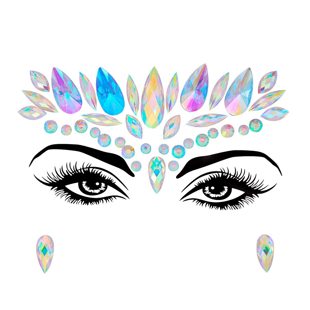 Crystal Body Art Stickers Make Up