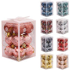 12pcs (9 Colors) Christmas Ball Tree Pendant