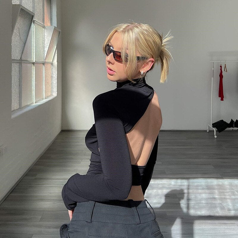 Backless Cut-Out Tops