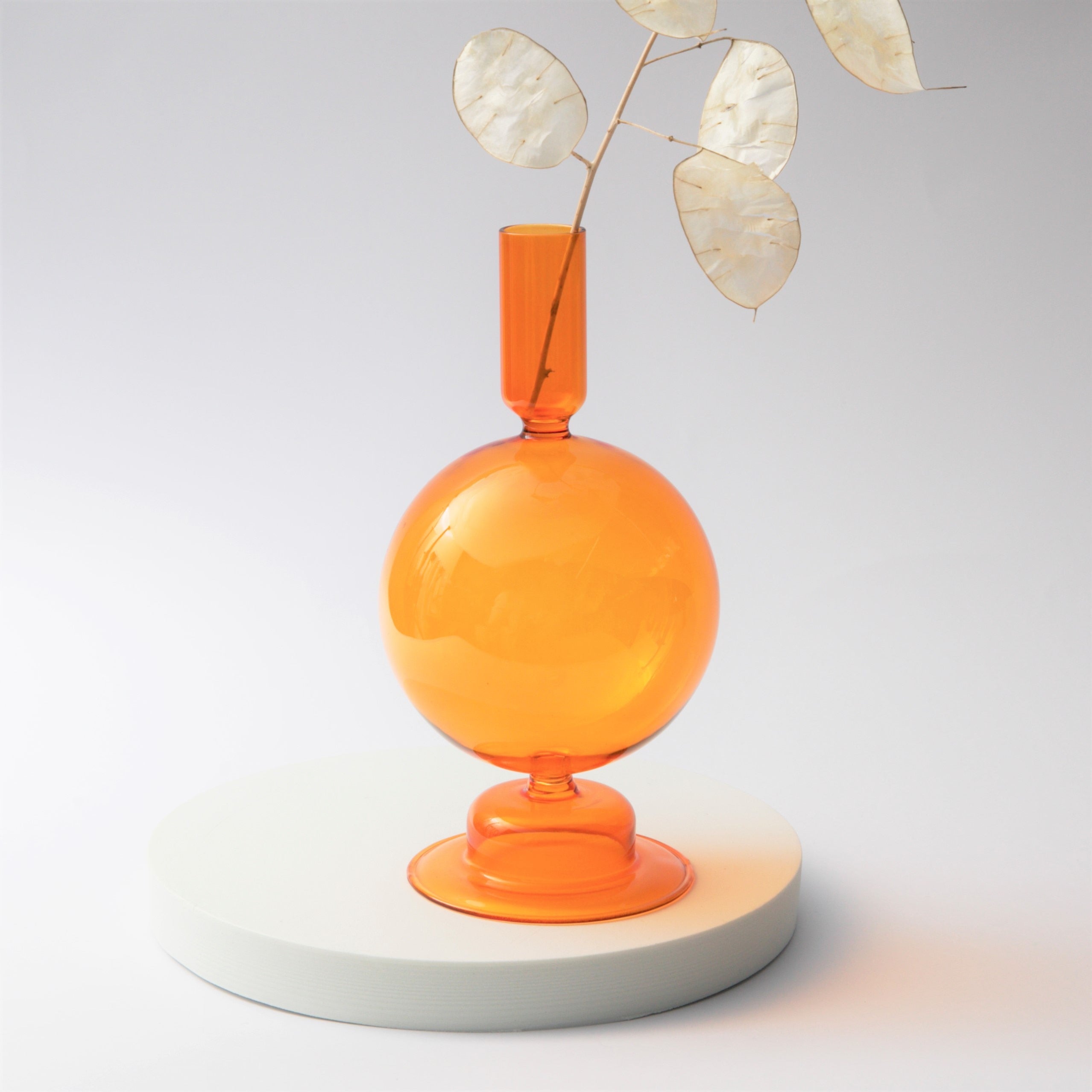 Jupiter Glass Candle Holders