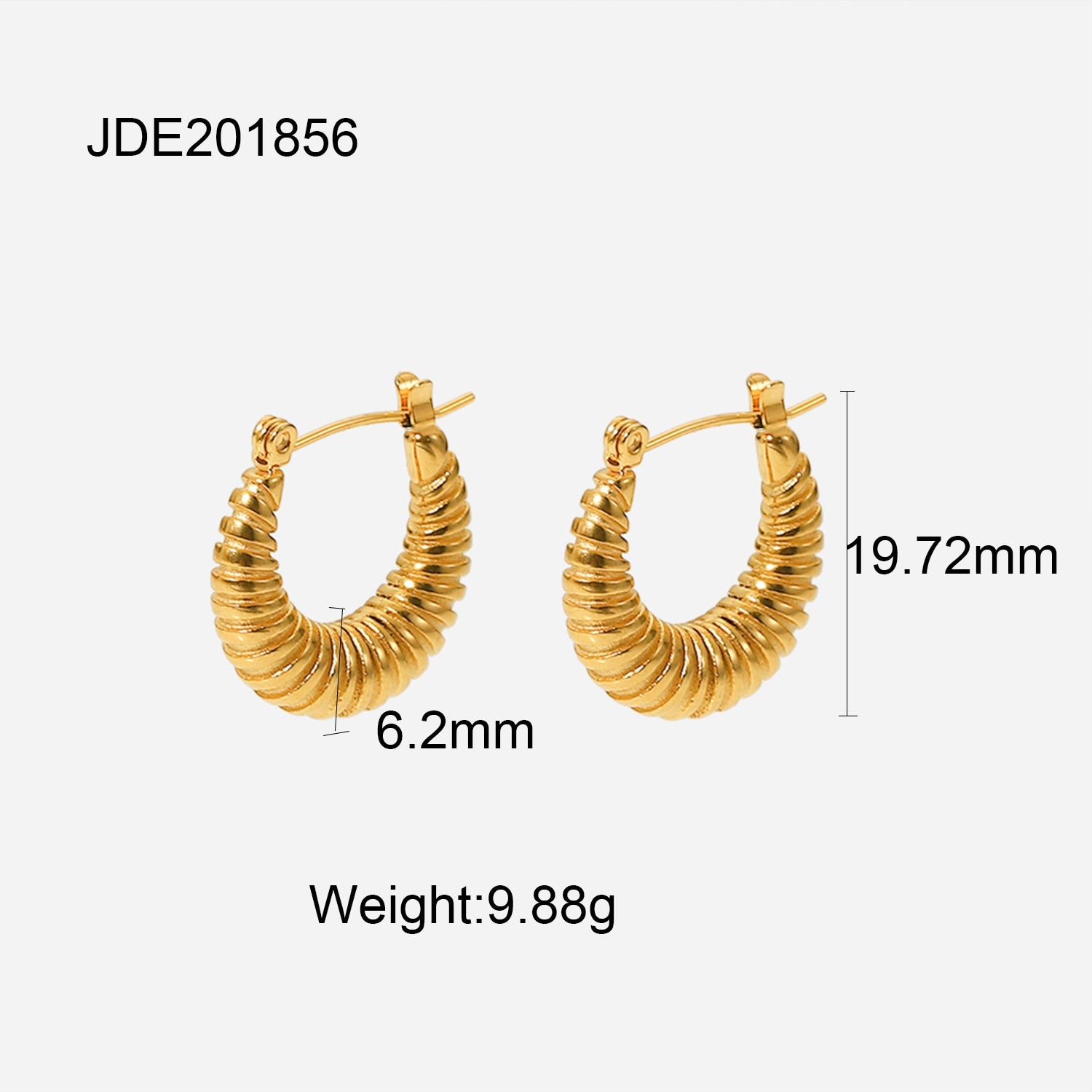 Chunky Hoop Earrings