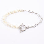 Pearl Chain Bracelet Gold/Silver