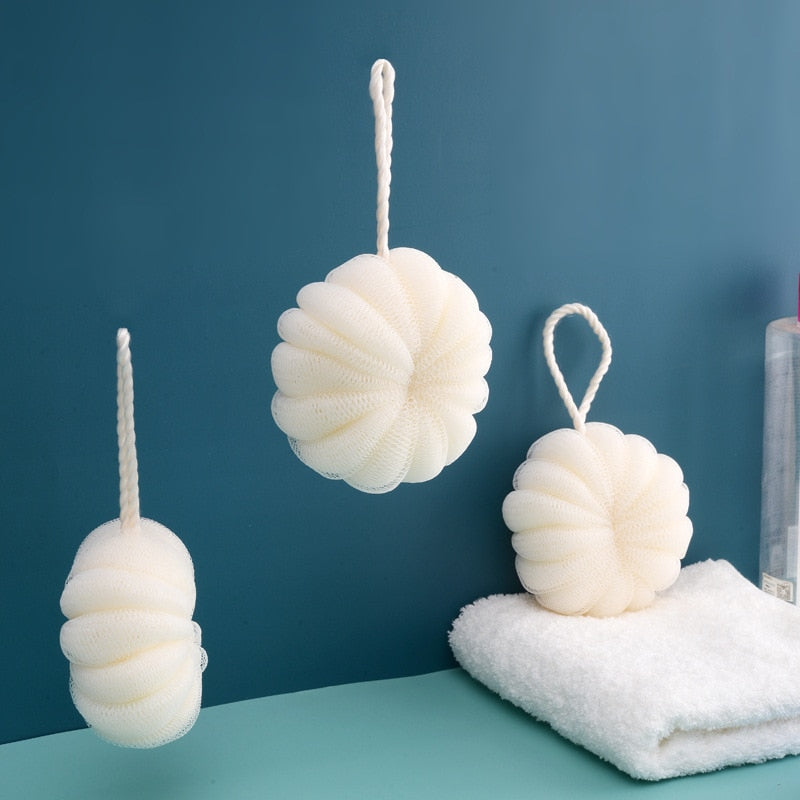 Mesh Bath Balls Soft Sponge Brush