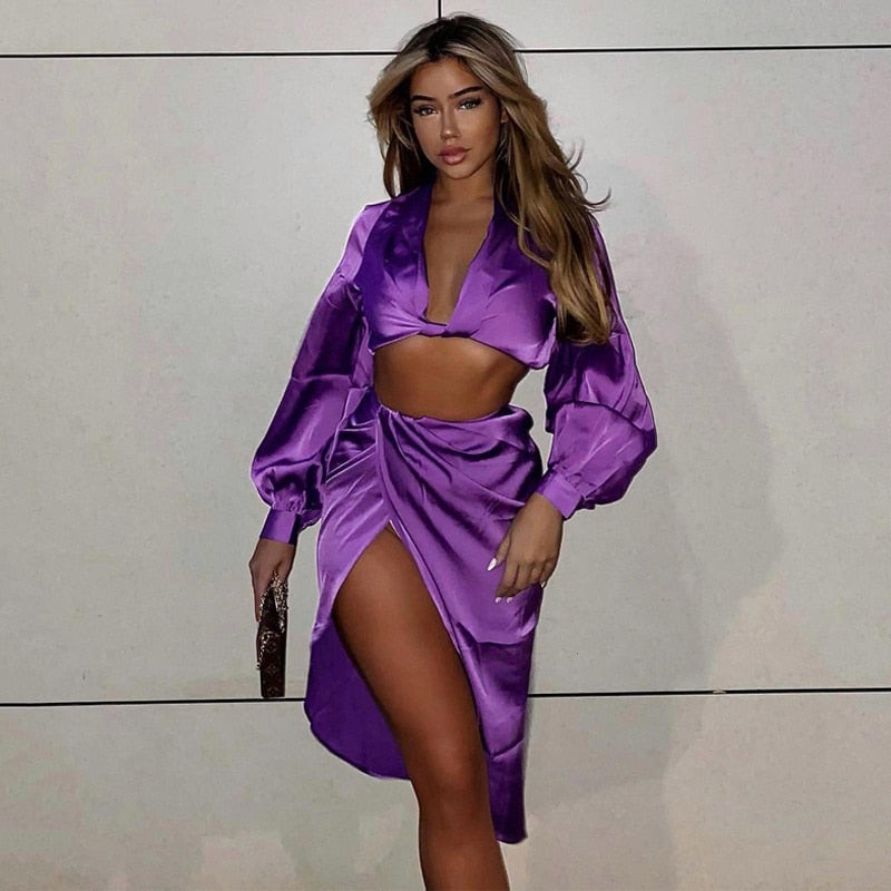 Satin 2 Piece Set