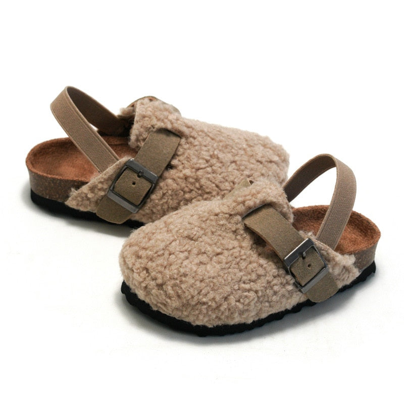 Fuzzy Slipper Plush Sandals
