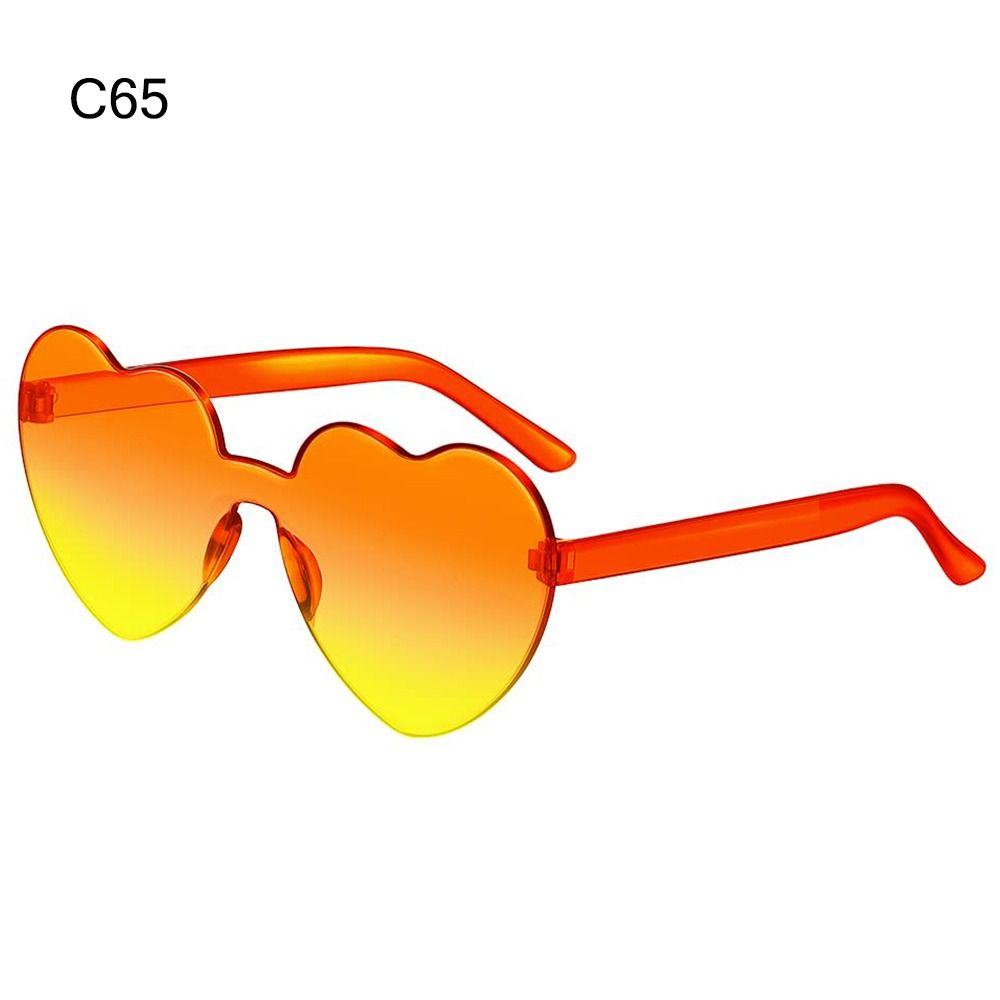 Y2K Love Heart Sunglasses Colorful