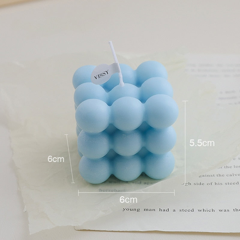 Geometric Rubik's Cube Scented Candle