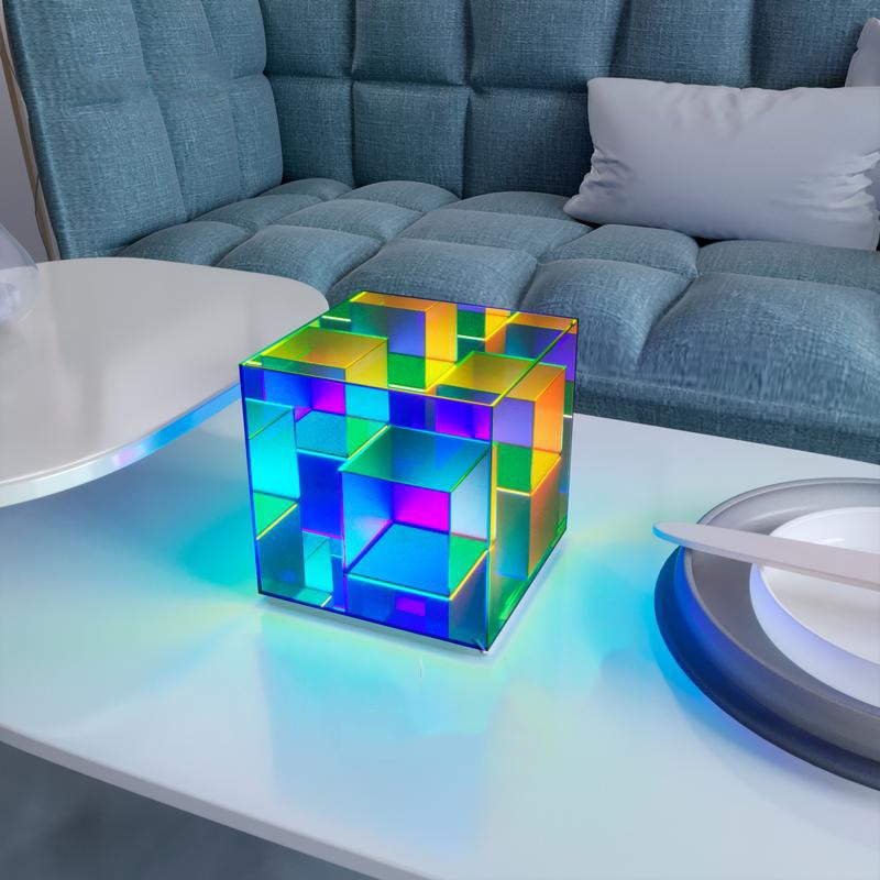 Colorful Cube Table Lamp