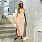Knitted Slip Long Dress