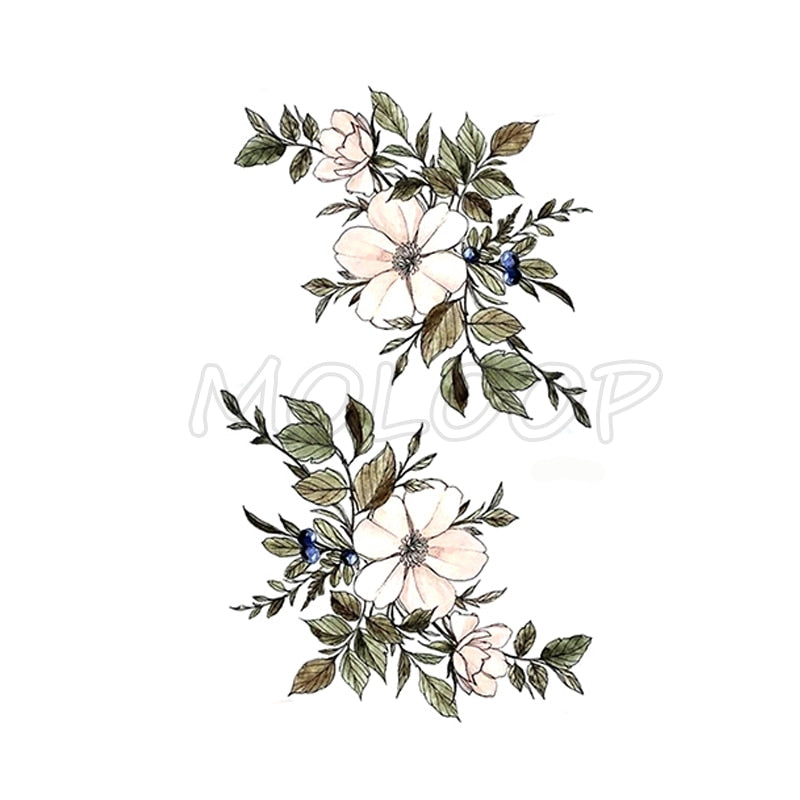 Flower Tattoo Sticker