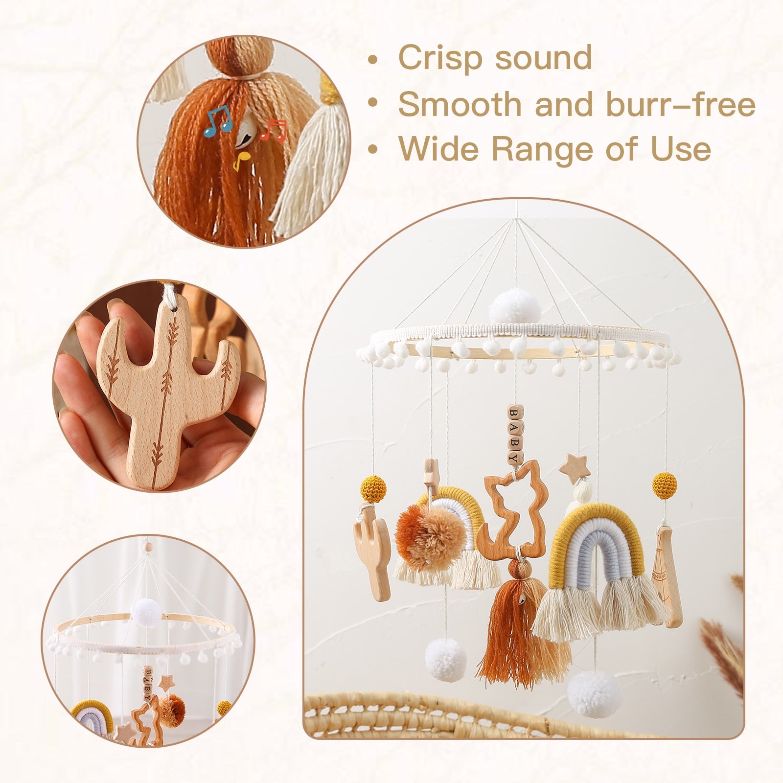 Baby Rattles Crib Mobile