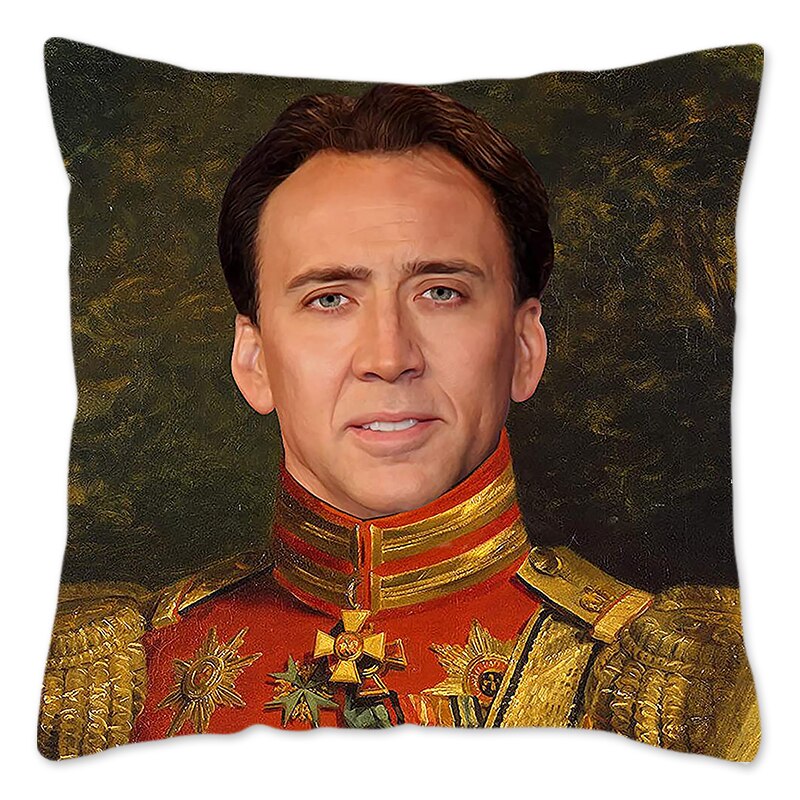 Nicolas Cage Face Pillow