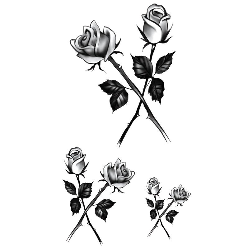 Flower Tattoo Sticker