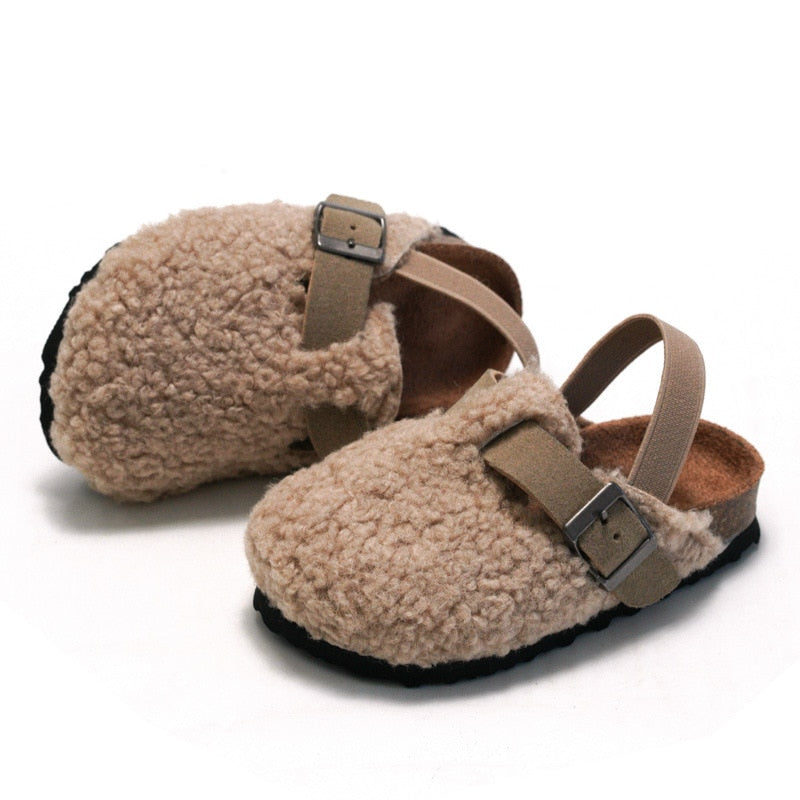 Fuzzy Slipper Plush Sandals