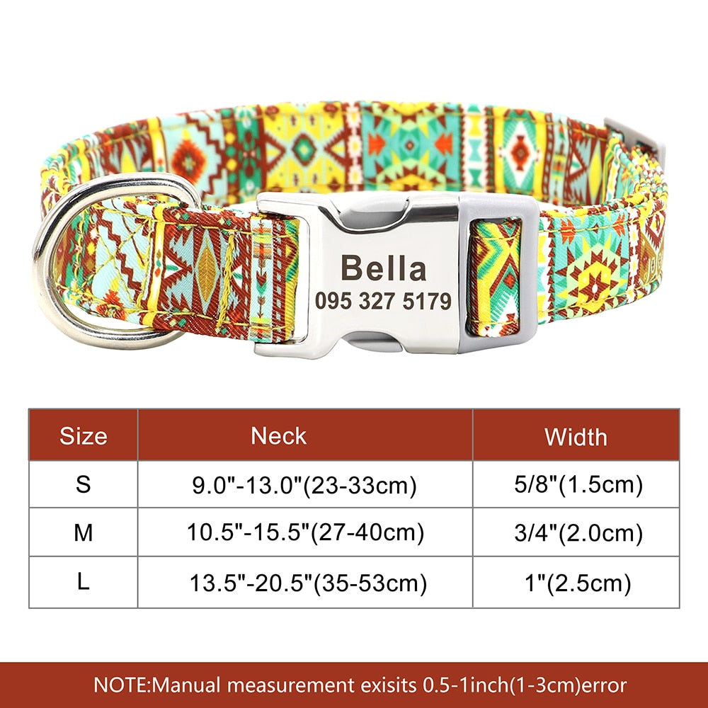 Dog Collar Print Personalized
