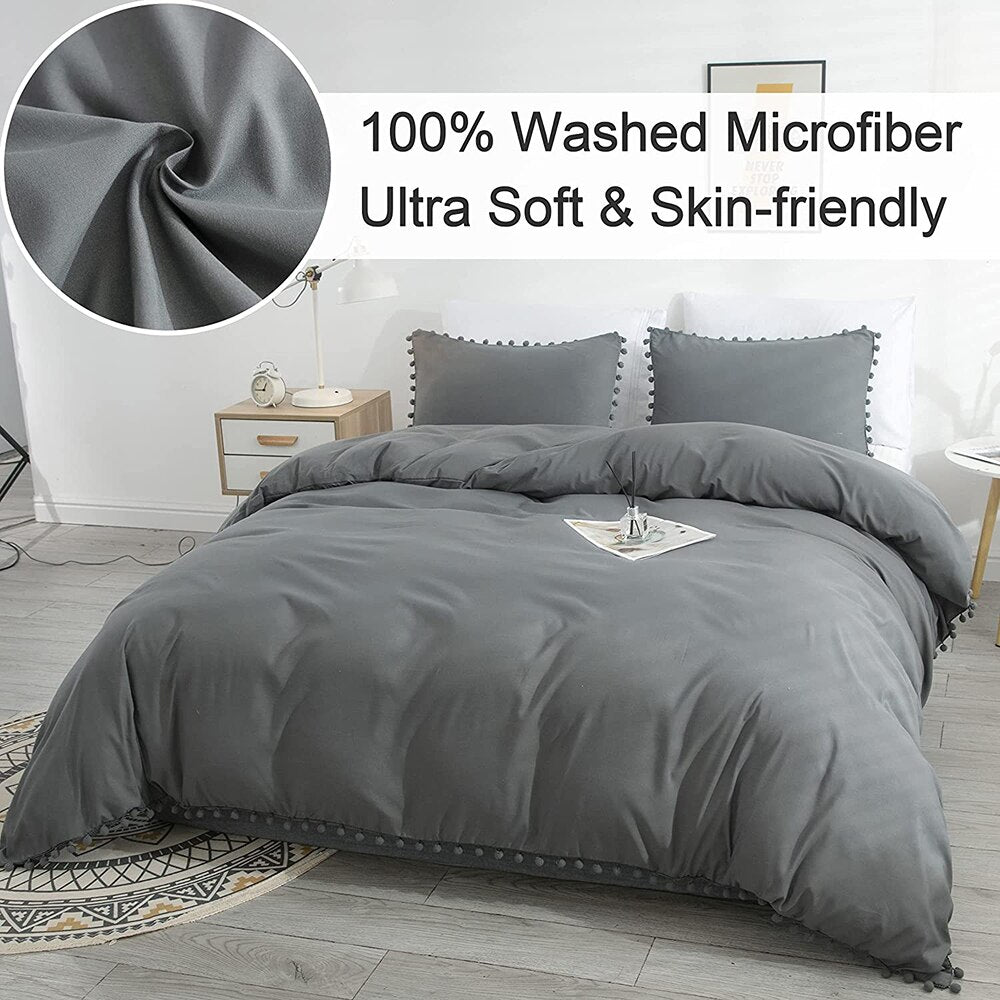 Solid Color Bedding Set