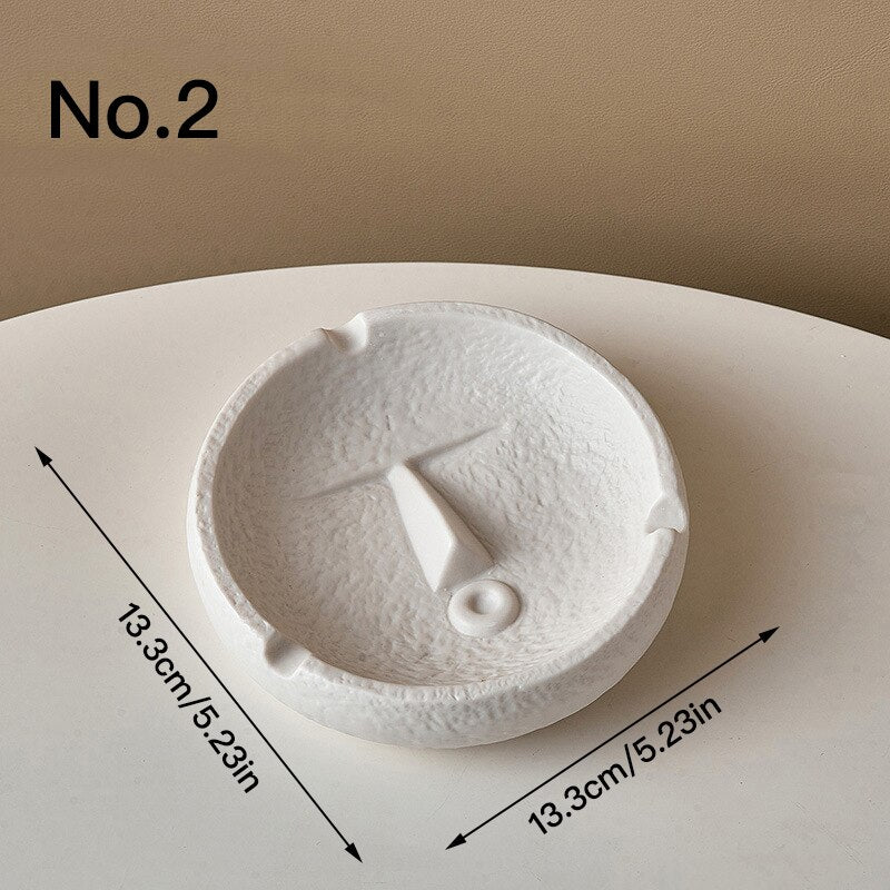 Ceramic Face Ashtray