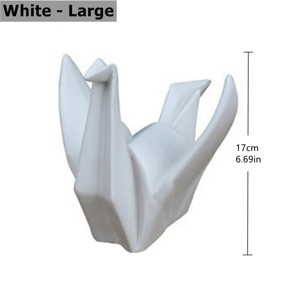 Ceramic Origami Animal Sculpture