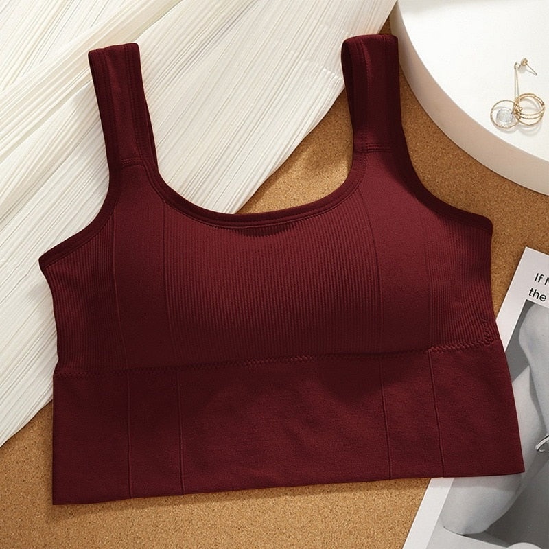 Breathable Sports Bra Crop Top