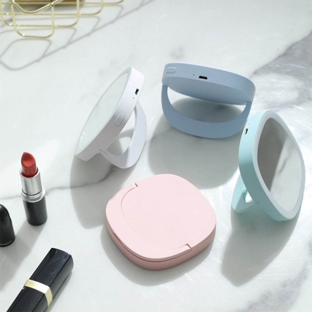 Mini Portable LED Makeup Mirror