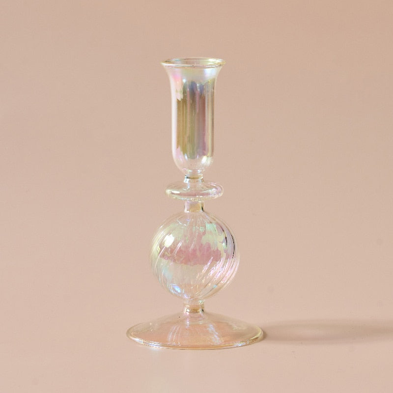Aesthetic Glass Candle Holder