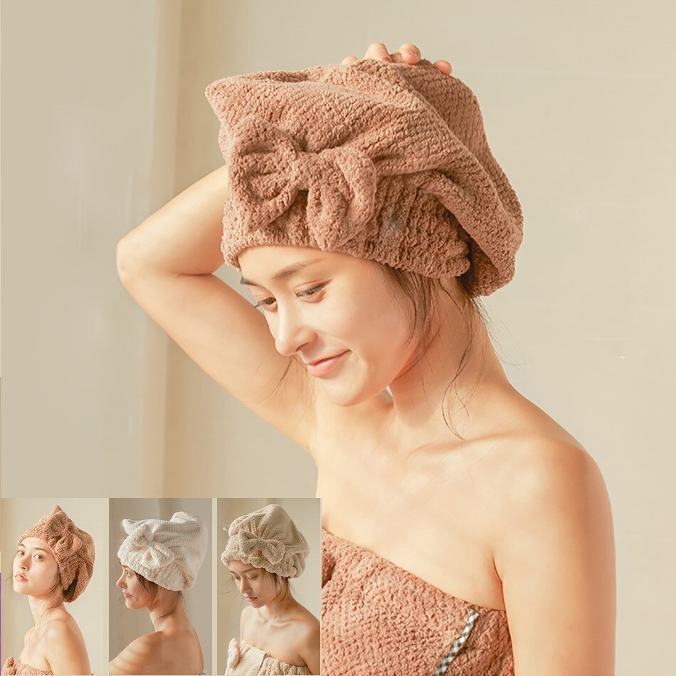 Microfiber Anti Frizz Curly Hair Towel Wrap