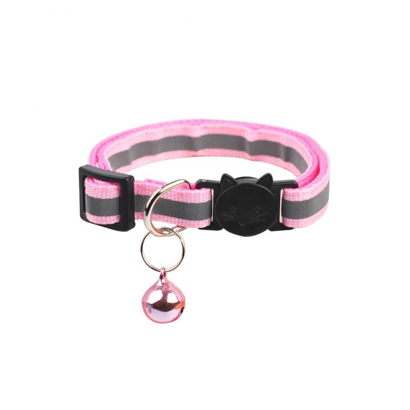 1Pc Pet Collar Reflective With Bell