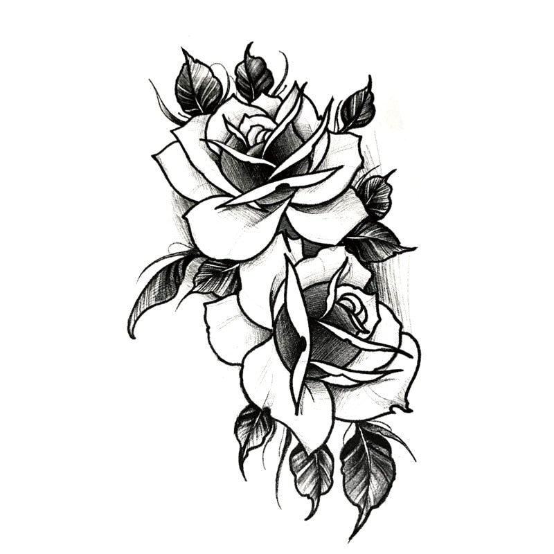 Flower Tattoo Sticker
